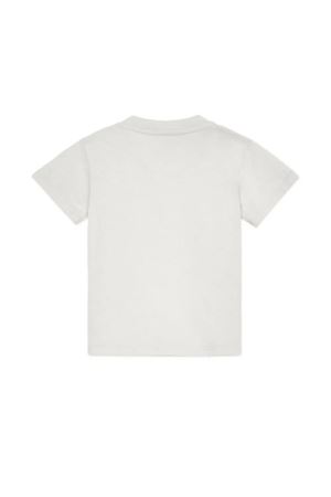 white cotton t-shirt PALM ANGELS KIDS | PBXB001S26JER001002